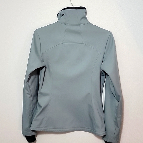 Columbia Titanium Womens Softshell Omni Heat Jacket (XS), Grey with Red Zippers - Picture 2 of 10